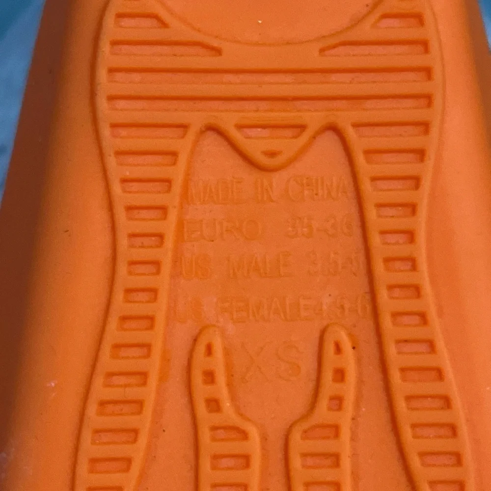 High-Visibility Orange Water Shoes for Aquatic Activities